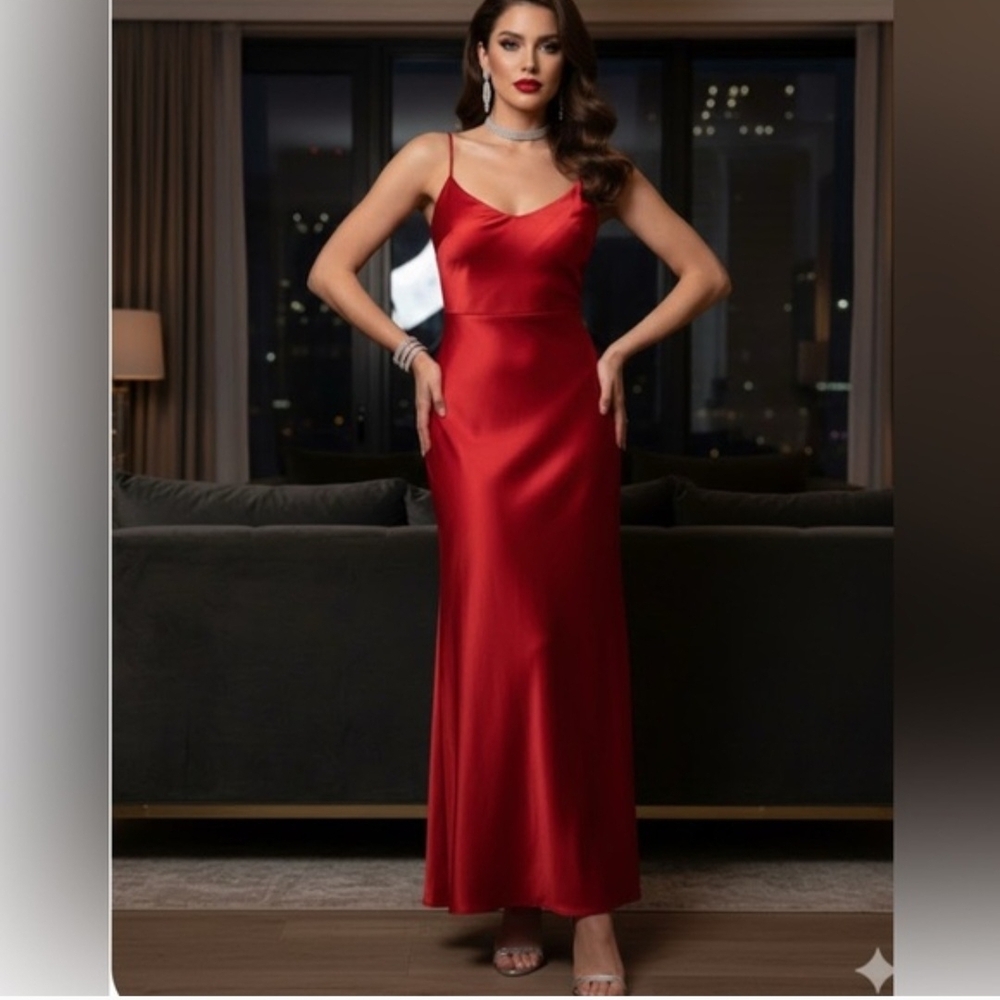 J. Crew Vibrant Red Dress